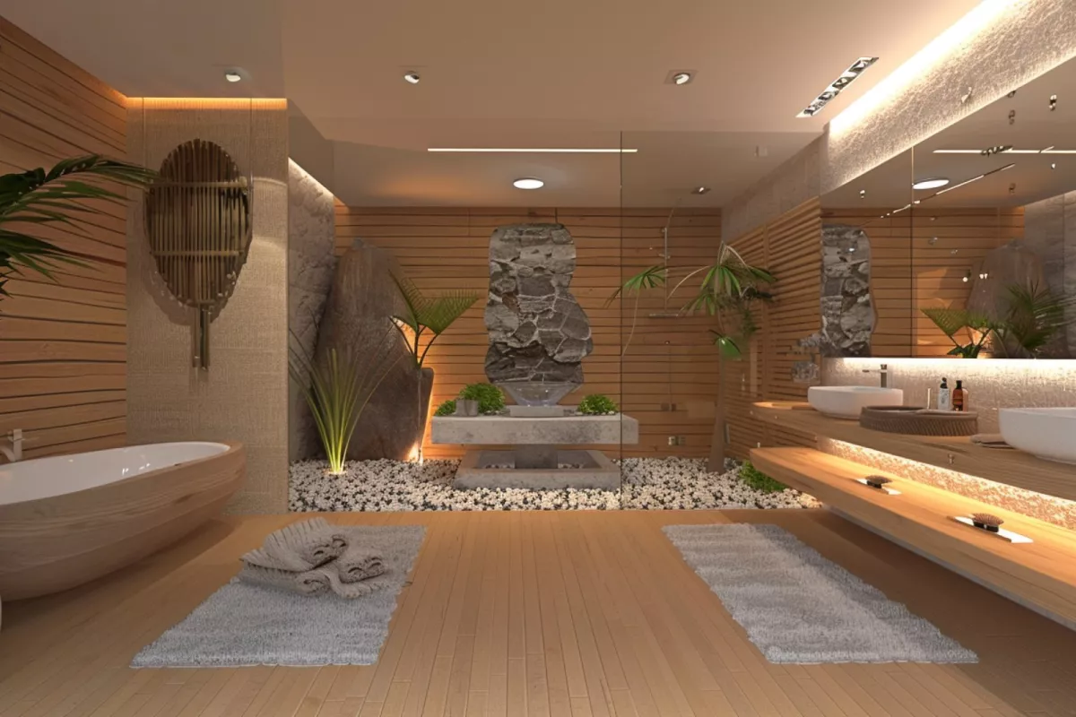 Salle de bain zen